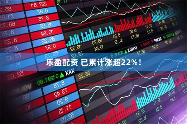 乐盈配资 已累计涨超22%！